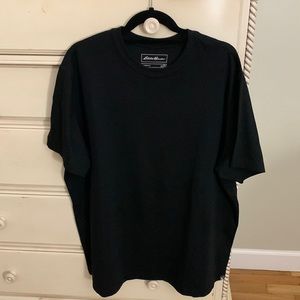 Eddie Bauer Legendwash Mens 2XL Black Crew Neck Tee Shirt Short Sleeve